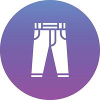 icono de vector de pantalones