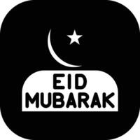 icono de vector de eid mubarak