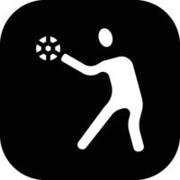 icono de vector de balonmano