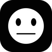 Expressionless Face Vector Icon