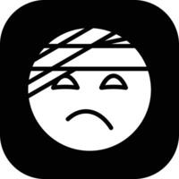 Face with Head Bandage Vector Icon