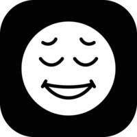 Relieved Face Vector Icon
