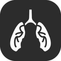 icono de vector de pulmones