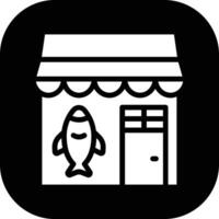 Fish Shop Vector Icon