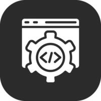 icono de vector de programación