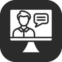 Online Lecture Vector Icon
