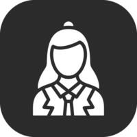 Female Professor Vector Icon