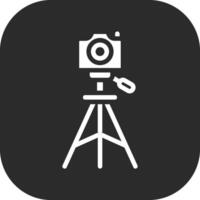 Tripod Camera Vector Icon