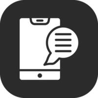 icono de vector de sms