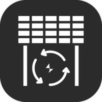 icono de vector de energía renovable