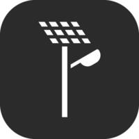 Eco Street Light Vector Icon