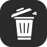 Garbage Cleaning Vector Icon