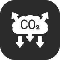 co2 contaminación vector icono