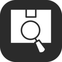 Package Search Vector Icon