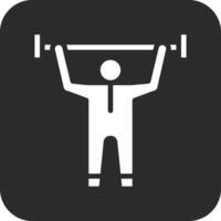 Weight Lifting Vector Icon