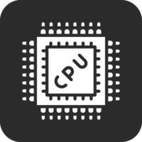 microprocesador vector icono