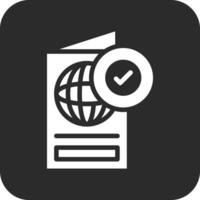 Passport Approved Vector Icon