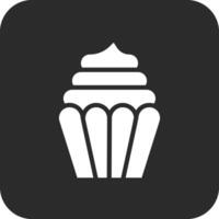 icono de vector de cupcake