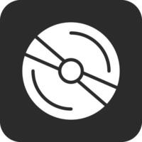 icono de vector de disco compacto