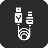 USB Cable Vector Icon