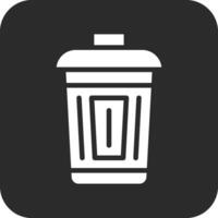 icono de vector de basura