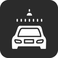 icono de vector de lavado de autos