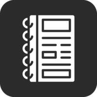 Notebook Vector Icon