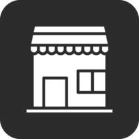 icono de vector de tienda