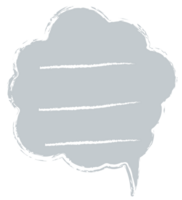 kleurrijk pastel kleur toespraak bubbel ballon, icoon sticker memo trefwoord ontwerper tekst doos banier, vlak PNG transparant element ontwerp