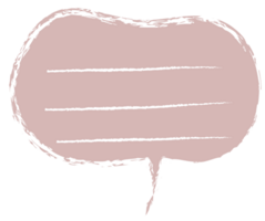 vistoso pastel color habla burbuja globo, icono pegatina memorándum palabra clave planificador texto caja bandera, plano png transparente elemento diseño