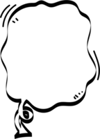 schwarz und Weiß Farbe Pfeil Punkt Rede Blase Ballon, Symbol Aufkleber Memo Stichwort Planer Text Box Banner, eben png transparent Element Design