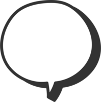 3d speech bubble balloon icon sticker memo keyword planner text box banner, flat png transparent element design