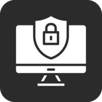 computadora seguridad vector icono