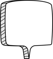 3d discorso bolla Palloncino icona etichetta promemoria parola chiave progettista testo scatola striscione, piatto png trasparente elemento design