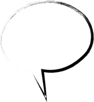 Black and white color speech bubble balloon, icon sticker memo keyword planner text box banner, flat png transparent element design