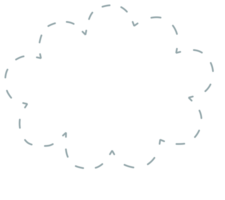 White color speech bubble balloon icon sticker memo keyword planner text box banner, flat png transparent element design