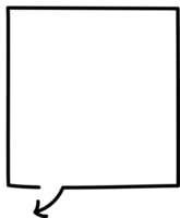 La Flèche point discours bulle ballon icône autocollant note mot-clé planificateur texte boîte bannière, plat png transparent élément conception