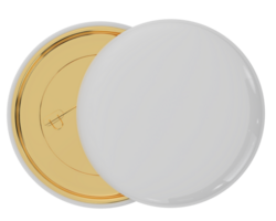 Button isolated on background. 3d rendering - illustration png