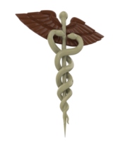 Medicine symbol isolated on background. 3d rendering - illustration png