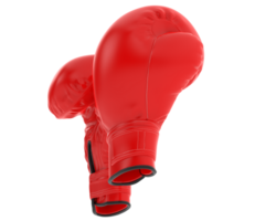 Boxing gloves isolated on background. 3d rendering - illustration png