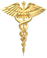 Medicine symbol isolated on background. 3d rendering - illustration png