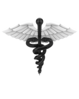 Medicine symbol isolated on background. 3d rendering - illustration png