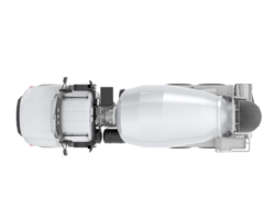 Beton Rührgerät LKW isoliert auf Hintergrund. 3d Rendern - - Illustration png