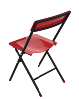 Folding chair isolated on background. 3d rendering - illustration png