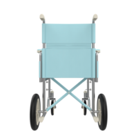 Hospital wheelchair isolated on background. 3d rendering - illustration png