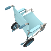 hospital silla de ruedas aislado en antecedentes. 3d representación - ilustración png