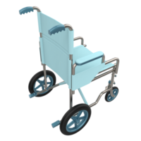 hospital silla de ruedas aislado en antecedentes. 3d representación - ilustración png