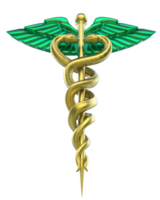 Medicine symbol isolated on background. 3d rendering - illustration png