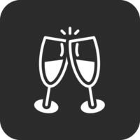 Drink Glasses Vector Icon