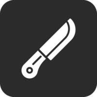 icono de vector de cuchillo